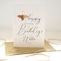 Be Happy Its Your Birthday Bee Card, thumbnail 5 of 8
