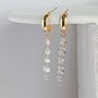 Diamond Large And Small Drop Earrings, thumbnail 4 of 6