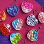 Children's Heart Pop Fidget Toy Valentine's Day Card, thumbnail 3 of 3