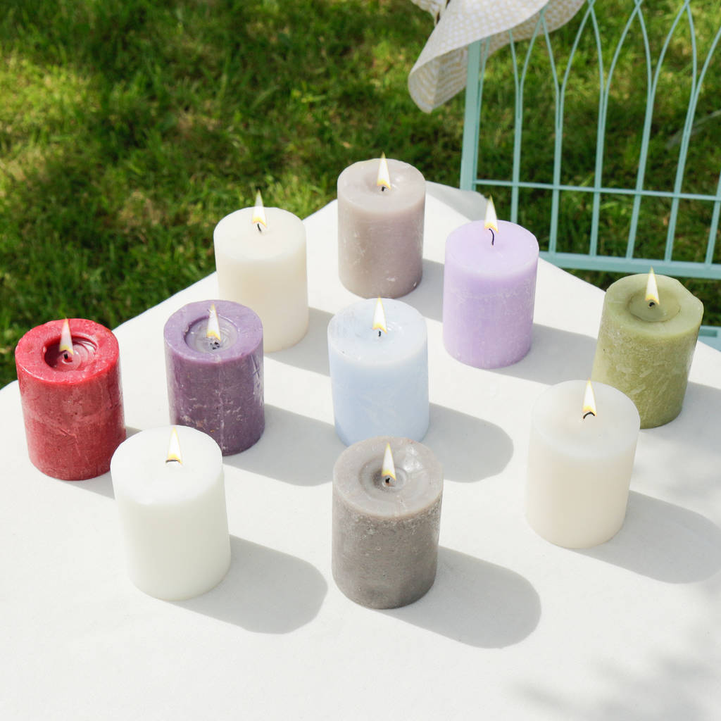 summer living scented candle collection by dibor