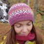 Hildasay Berries Beanie Hat, thumbnail 4 of 7