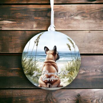 Personalised French Bulldog Dog Beach Walk Collection, 4 of 7