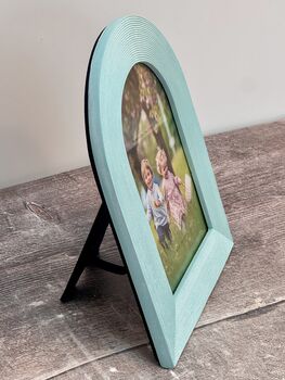 Isaac Jacobs Turquoise Arch Photo Frame, 3 of 3