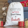 Personalised Special Delivery Christmas Sack, thumbnail 2 of 3