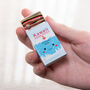 Kawaii Christmas Robin Mini Cross Stitch Kit, thumbnail 2 of 8