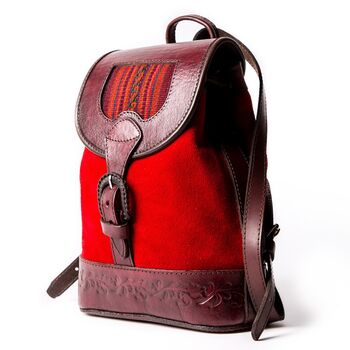 Bambina Red Backpack, 3 of 4