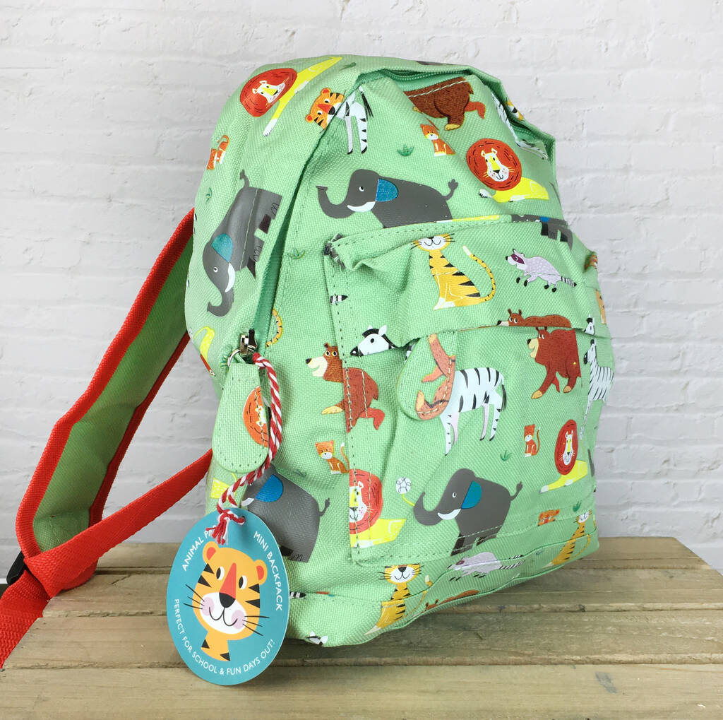 Wild Animals Children's Mini Backpack, 1 of 7