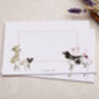 A5 Letter Writing Paper And Envelopes, Pink Dog Design, thumbnail 3 of 7