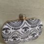 Pale Pink Handcrafted Oval Clutch Bag, thumbnail 1 of 10