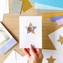 Card Making Kit Mini Star | Iris Folding, thumbnail 2 of 5
