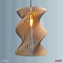 Zooki 30 'Eris' Wooden Pendant Light, thumbnail 4 of 10