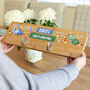 Personalised Dinosaur Wall Mounted Coat Hooks For Children's Bedroom, thumbnail 3 of 4