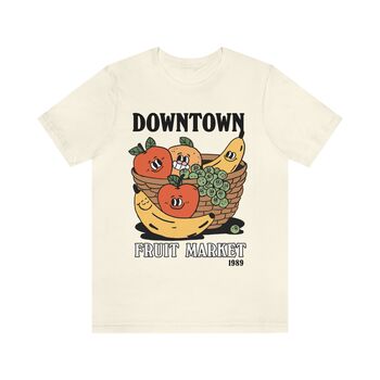 'Downtown Fruit Market' Colourful Graphic Tee, 6 of 6