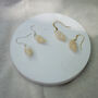 Seaside Shell Sterling Silver Or Gold Plated Earrings, thumbnail 4 of 5