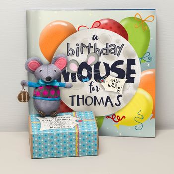 Personalised Child's Birthday Mouse And Optional Book, 5 of 12