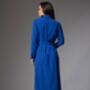 Andie Everyday Shirt Dress In Sapphire Blue, thumbnail 3 of 4
