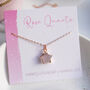 Rose Quartz Star Necklace, thumbnail 2 of 11