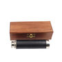 12 Inch Chrome Telescope With Wooden Box, thumbnail 3 of 5
