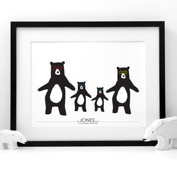We Love To Boogie, Family A3 Print, 2 of 7