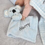Personalised Blue Koala Comforter And Blanket Set, thumbnail 3 of 9