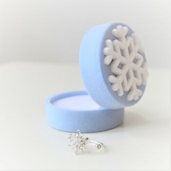 Pink Snowflake Ring In Gift Box, 5 of 8