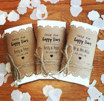 Happy Tears Wedding Tissues | Wedding Favours, 4 of 8