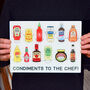 Funny Condiments Chopping Board, thumbnail 4 of 4