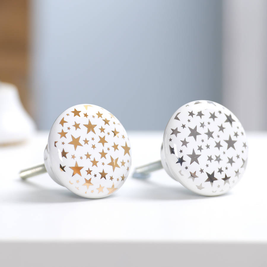 Star And Geometric Design Knobs, 1 of 4