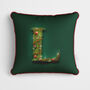 Christmas Garland Letter Alphabet Cushion, thumbnail 10 of 11