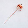 Recycled Metal Copper Rose Garden Stake, thumbnail 7 of 7