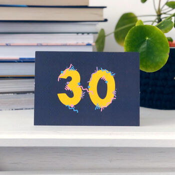 30 Birthday Card, 3 of 5