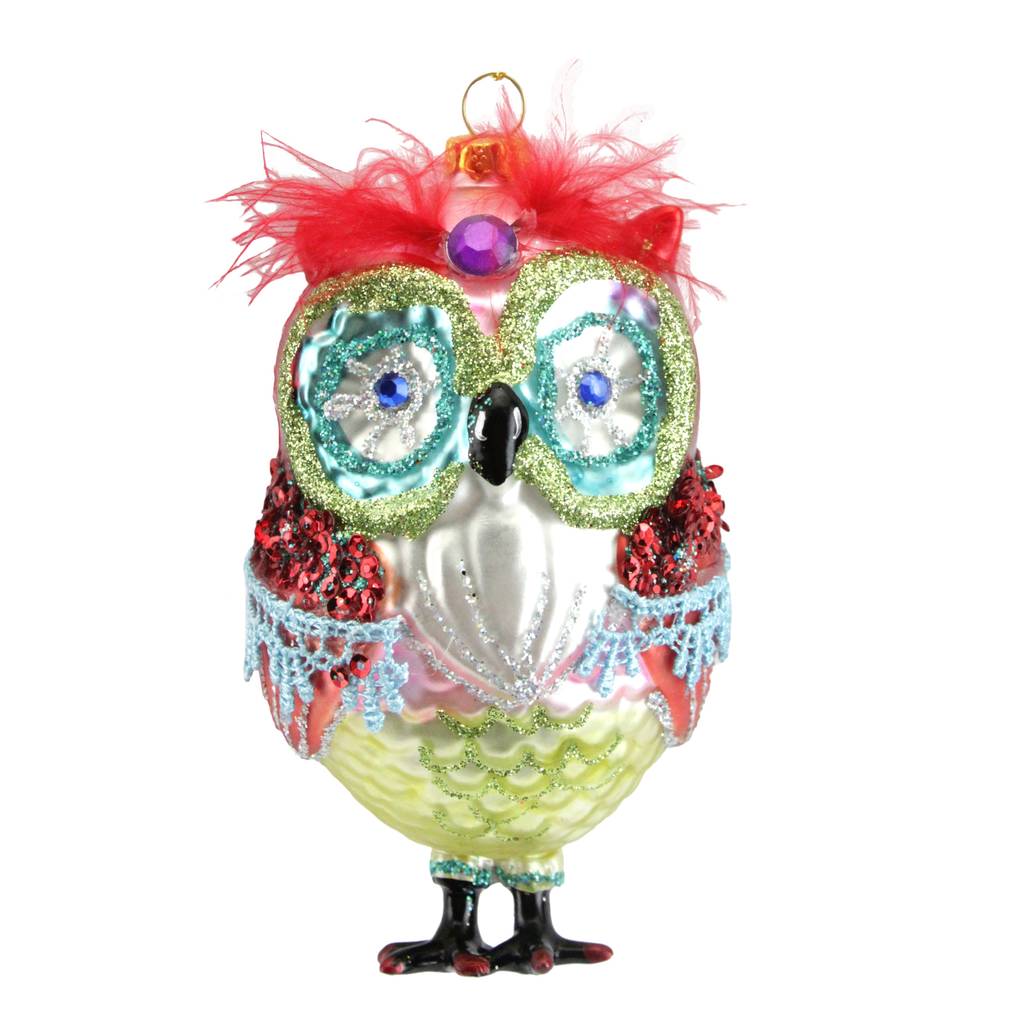 Bright Owl Christmas Bauble