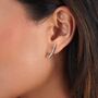 Skinny Drip Long Studs, thumbnail 1 of 4