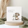 Customisable Mum To Be Mother's Day Card Puppy Design, thumbnail 2 of 4