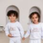 Embroidered Big/Little Sibling Sweatshirts With Heart Design Sister And Brother Available, thumbnail 4 of 12