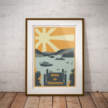 Bowness On Windermere Travel Print, 2 of 3