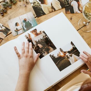 Personalised Wedding Photo Album. Modern Text Design, 7 of 11