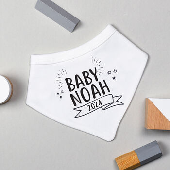 Personalised Surname Baby Shower New Mum Hamper Set, 4 of 6