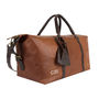 Personalised Two Tone Leather Armada Duffle Holdall, thumbnail 2 of 8