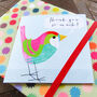 Birdie Thank You Card, thumbnail 1 of 5