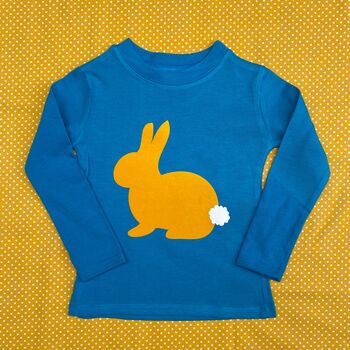 Easter Bunny Kids T Shirt Organic Cotton, 7 of 7