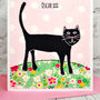 'Cat' Personalised Birthday Card, thumbnail 3 of 3