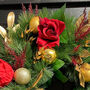 Salisbury Faux Flowers Christmas Wreath, thumbnail 2 of 4