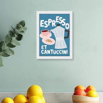 Espresso And Cantuccini Framed Print, 2 of 6