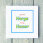 Personalised Marge And Homer Greetings Card, thumbnail 1 of 2