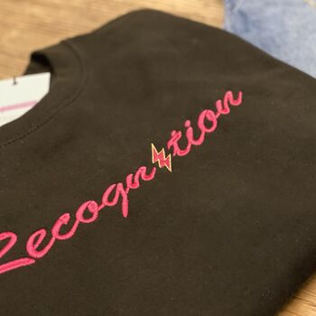 Recognition Embroidered Ladies Sweatshirt, 3 of 3
