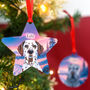 Personalised Dog Christmas Winter Wonderland Decoration, thumbnail 9 of 12