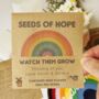 Seeds Of Hope Personalised Wild Flower Seed Packet, Thinking Of You Alternative Card, thumbnail 1 of 3