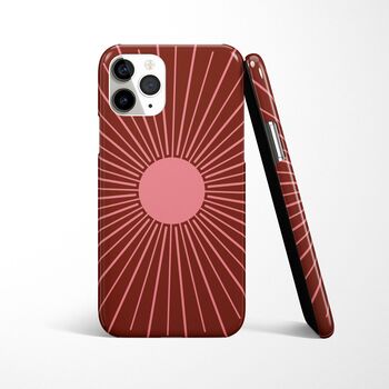 Boho Sunburst Phone Case Durable iPhone Samsung Mobile Cover, 2 of 11