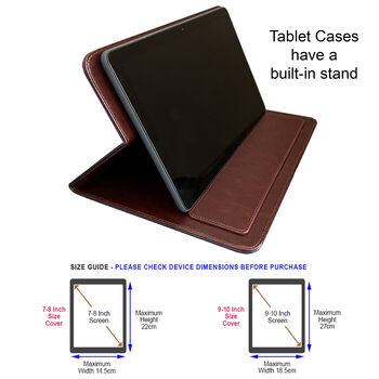 Faux Leather iPad Kindle And Tablet Book Covers, 8 of 11